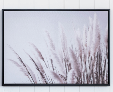 Pampas Grass Framed Canvas