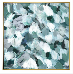 Glitz Abstract Framed Canvas