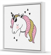 Load image into Gallery viewer, Strawberry Unicorn Framed Print