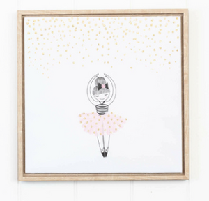 Petit Princess Framed Canvas- Set of 3