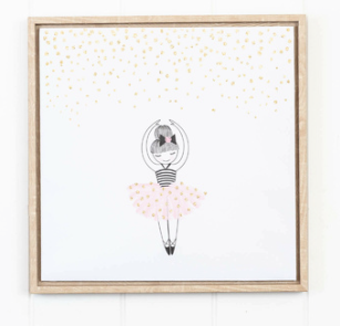 Petit Princess Framed Canvas- Set of 3