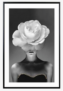 Lady Glam Framed Canvas