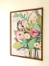 Load image into Gallery viewer, Floral Arrangement Framed Canvas