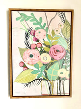 Load image into Gallery viewer, Floral Arrangement Framed Canvas